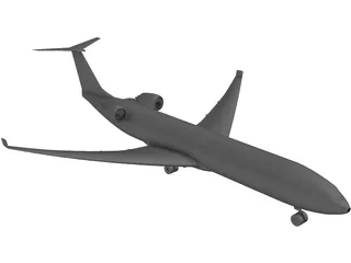 Private Jet 3D Model