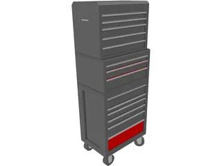 Craftsman Tool Chest 3D Model