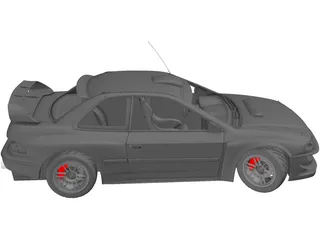 Subaru Impreza [Tuned] 3D Model