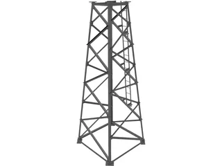 Tower Structure 3D Model