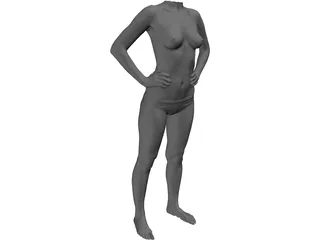 Woman Body 3D Model
