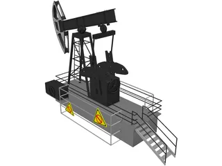 Oil Rocker 3D Model