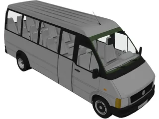 Volkswagen LTM Bus 3D Model