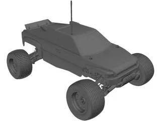 Traxxas Rustler RC Car 3D Model