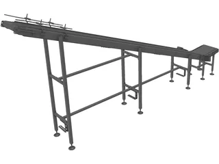 Conveyor Belt 3D Model