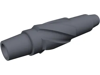 Down Hole Drill Stabilizer 3D Model