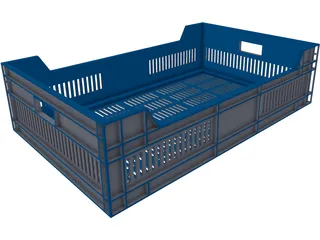 Plastic Rack 3D Model