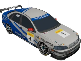 Volvo S40 Rally (2001) 3D Model