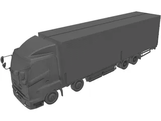 Hino Truck 3D Model