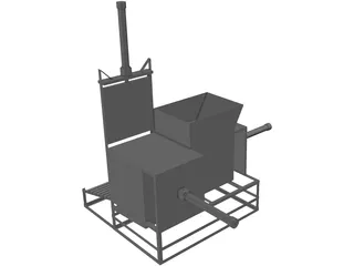 Garbage Machine 3D Model