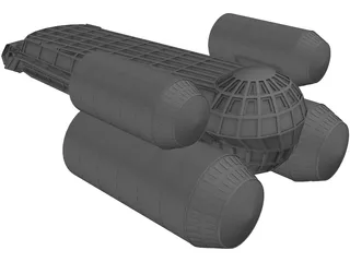 Spaceship Cargo 3D Model