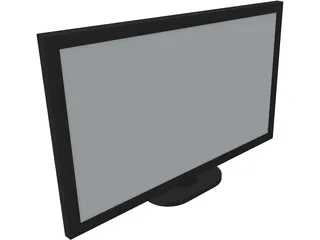 LG 42PQ2000 Plasma Television 3D Model