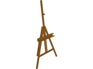 Painter Eisel Tripod 3D Model