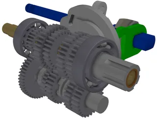 Gear Box 3D Model