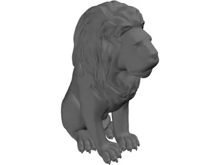 Lion 3D Model