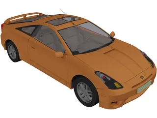 Toyota Celica (2009) 3D Model