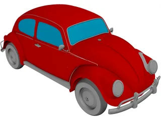 Volkswagen Beetle 3D Model