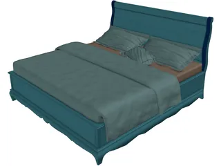 Slay Bed 3D Model