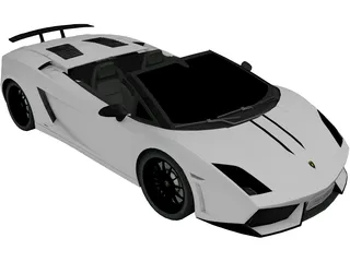 Lamborghini Gallardo LP570 Spyder 3D Model