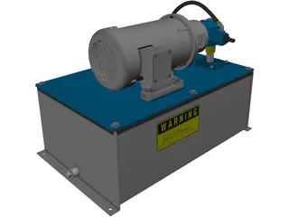 Hydraulic Power Pack 3D Model