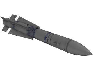 AIM-54 Phoenix Missile 3D Model