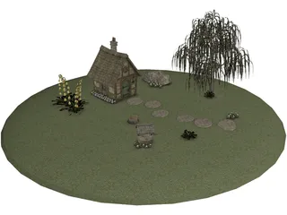 Garden 3D Model