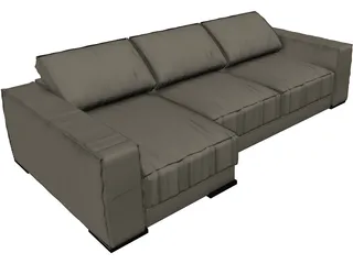 Baxter Budapest Sofa 3D Model