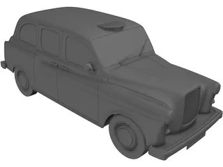 Taxi London 3D Model