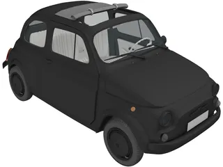 Fiat 500L 3D Model