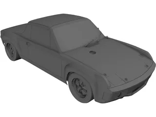 Porsche 914/6 3D Model