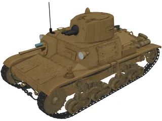 Fiat M11/39 3D Model