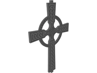 Celtic Cross 3D Model