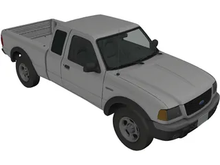 Ford Ranger Pickup 3D Model