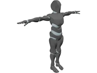 Robot Soldier 3D Model