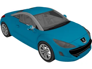 Peugeot RCZ 3D Model