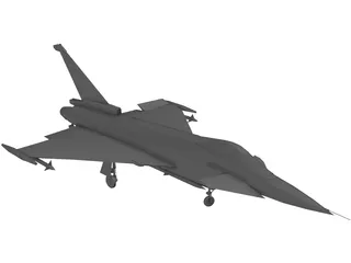 Eurofighter 2000 3D Model