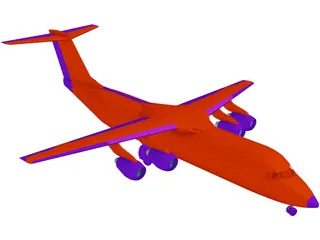 British Aerospace BAe 146 3D Model