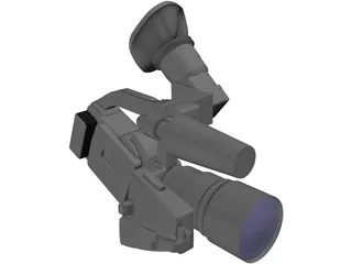 Canon XL1 Camcorder 3D Model