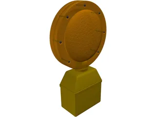 Caution Light 3D Model