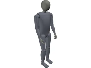 Man Standing 3D Model