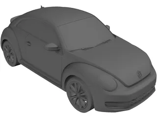 Volkswagen Beetle 2.0 TSi 3D Model