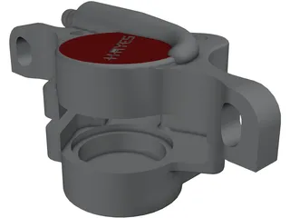 Hayes Disk Brake Caliper 3D Model