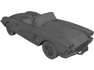 Chevrolet Corvette (1960) 3D Model