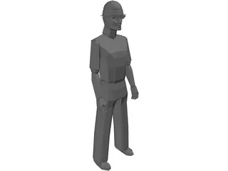 Worker 3D Model