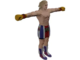 Boxer Steve 3D Model