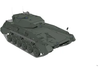 Tanque Argentino Mediano (TAM) 3D Model