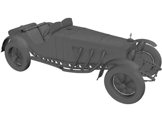 Mercedes-Benz Sport Coupe (1929) 3D Model