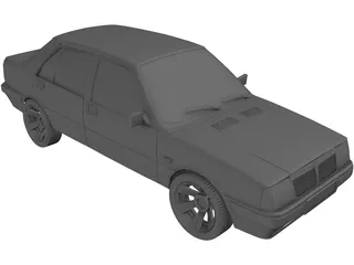 Lancia Prisma 1600 3D Model