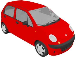 Daewoo Matiz 3D Model