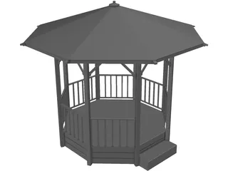 Pergola 3D Model